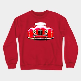 Jowett Jupiter1950s British classic sports car red Crewneck Sweatshirt